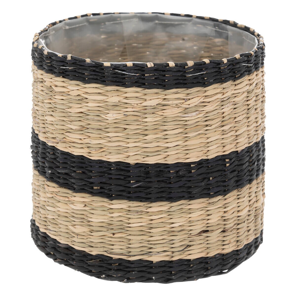 Zestaw doniczek plecionych ze słomy, 2 szt.