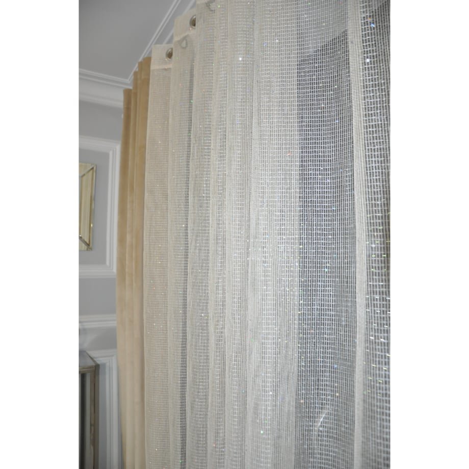 firana "perla lumiere" z siatki 140x250 cm