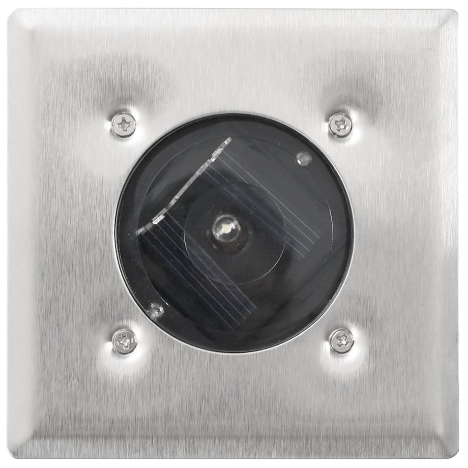 vidaXL Solarne lampy najazdowe, 6 szt., kwadratowe