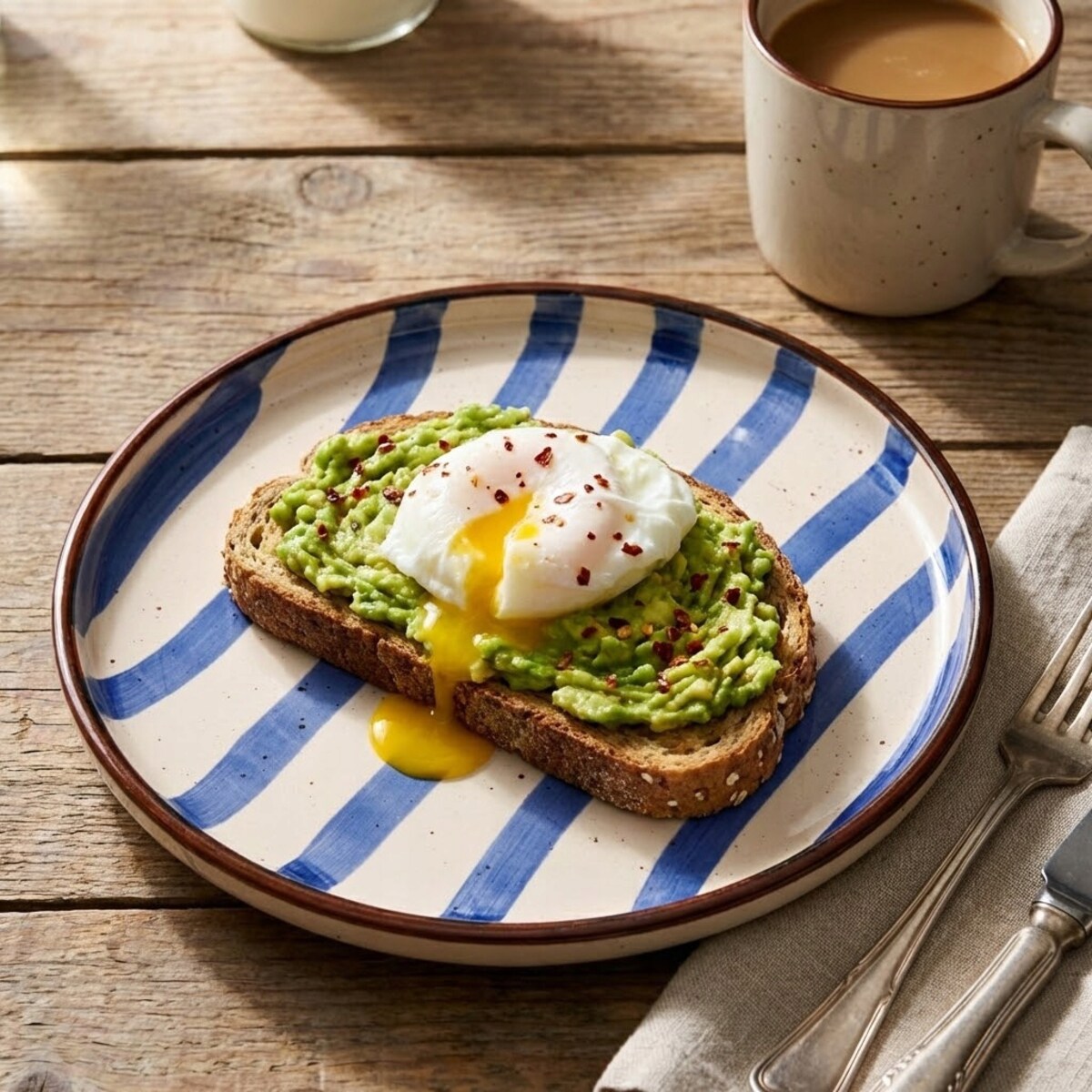 TALERZ DESEROWY W PASKI 20cm CERAMICZNY TALERZYK SERWIS NA SZTUKI CIASTO