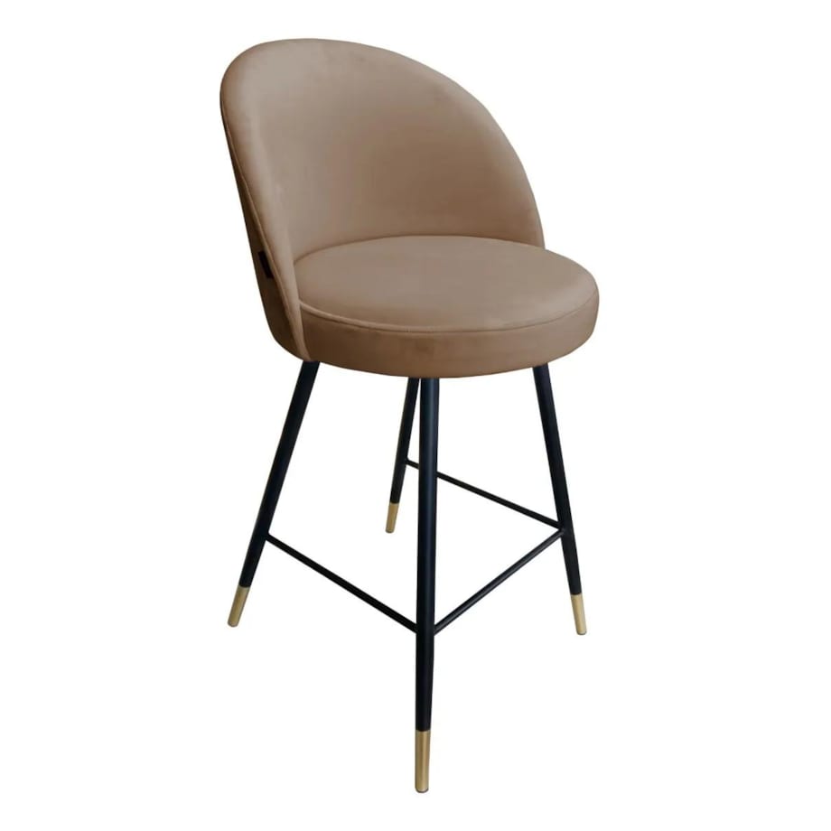 Hoker niski TANEW VELVET GOLD beżowy