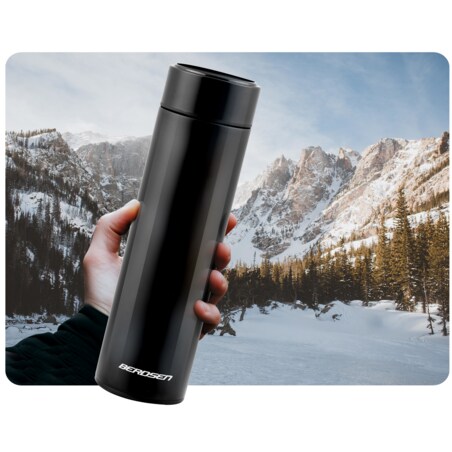 Kubek termiczny z wyświetlaczem termos do samochodu Berdsen