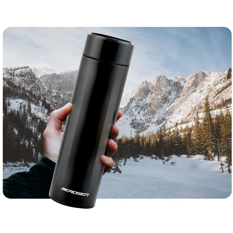 Kubek termiczny z wyświetlaczem termos do samochodu Berdsen