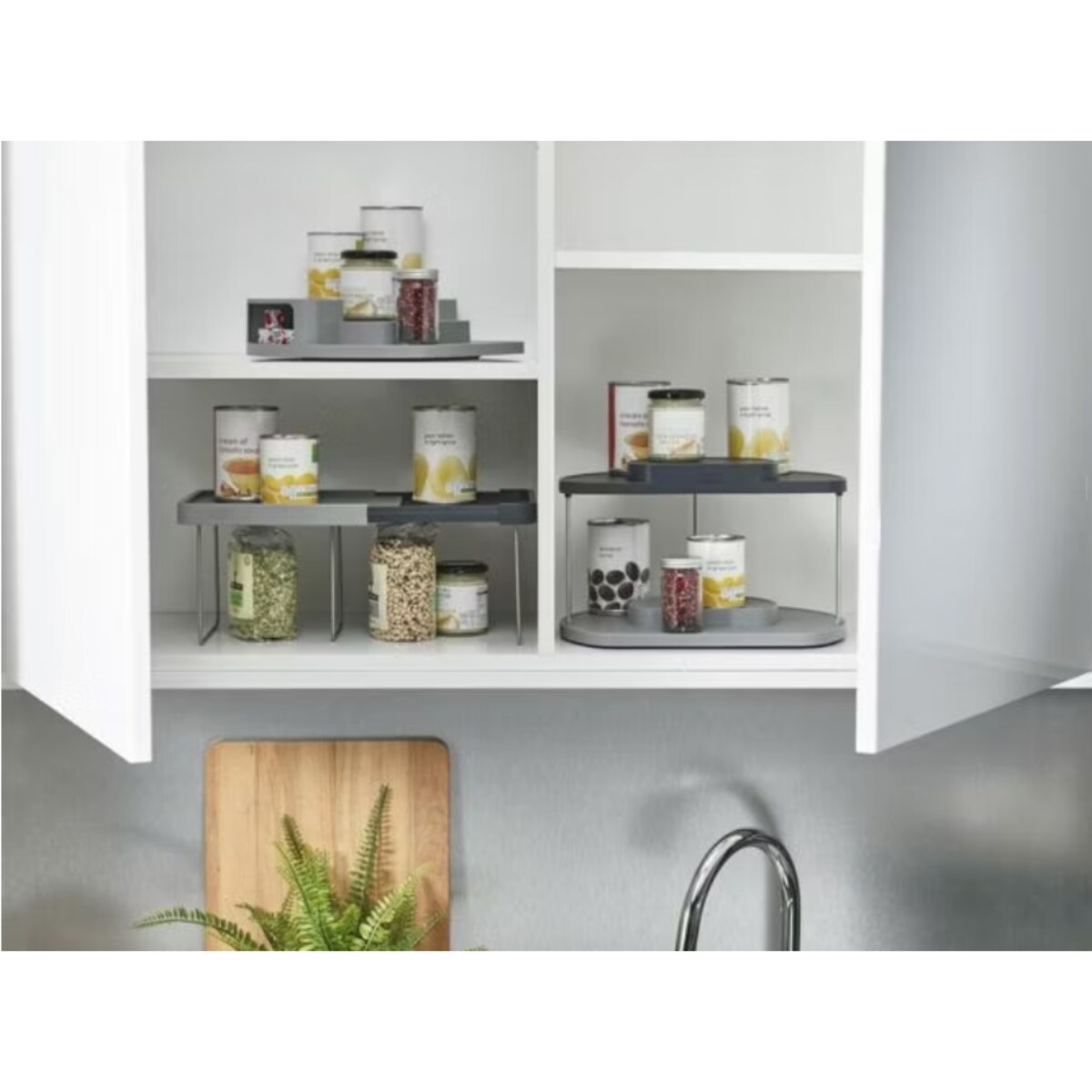 Półka do szafki kuchennej rozkładana CupboardStore, 16.25 x 25.5 x 21.45 cm, Joseph Joseph