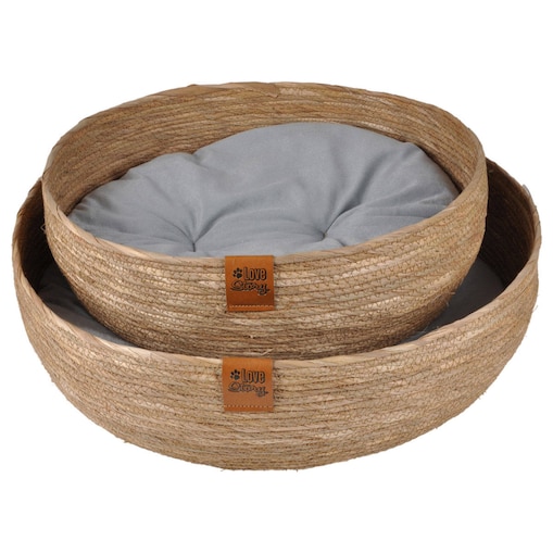 Zestaw plecionych koszy, hiacynt wodny, 2 szt.