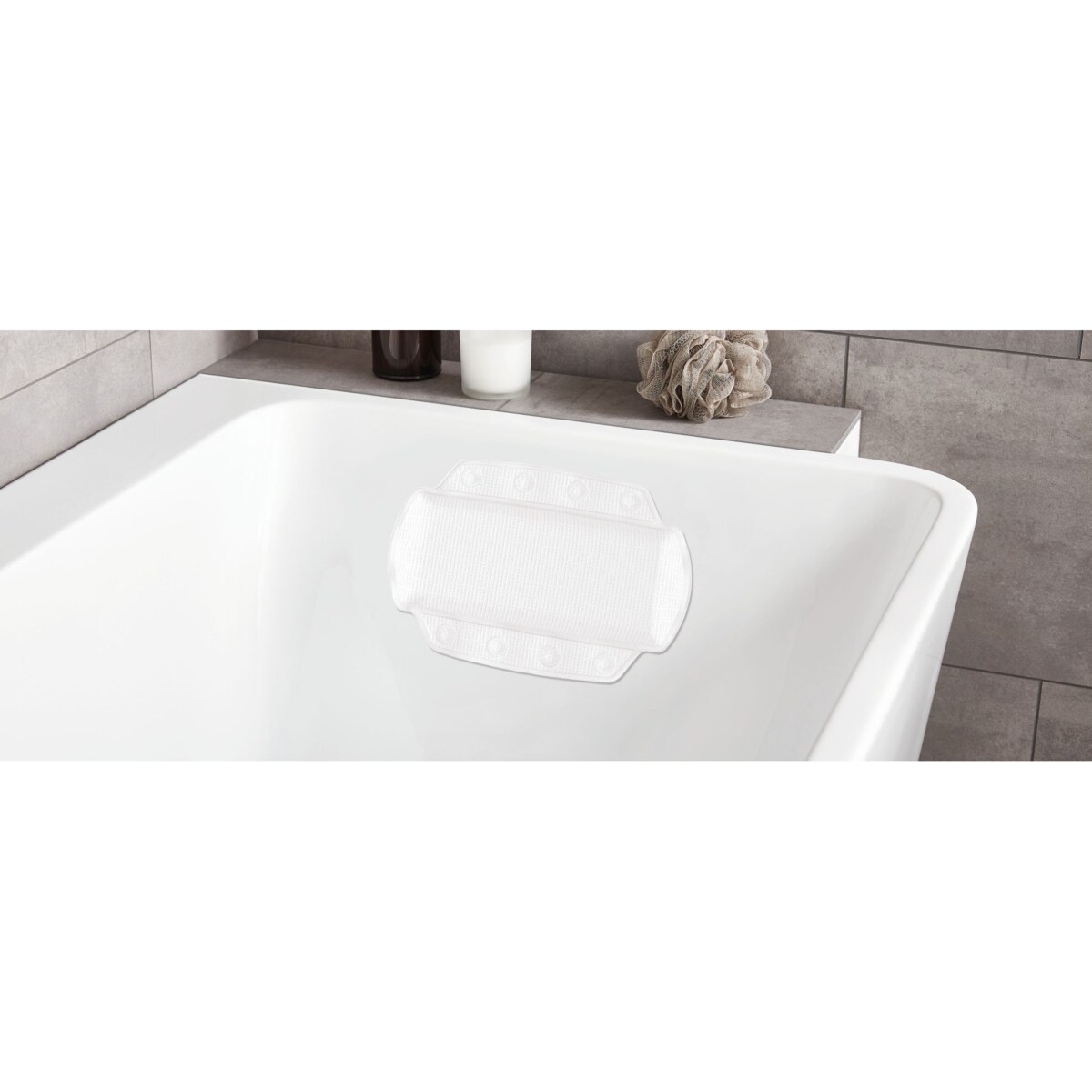 Kleine Wolke Pillow Poduszka do wanny biała 32x 22 cm