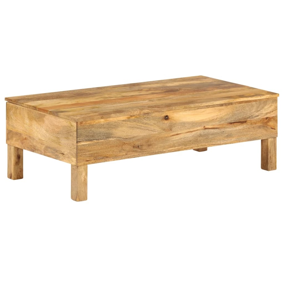 vidaXL Stolik kawowy z litego drewna mango, 110 x 55 x 35 cm