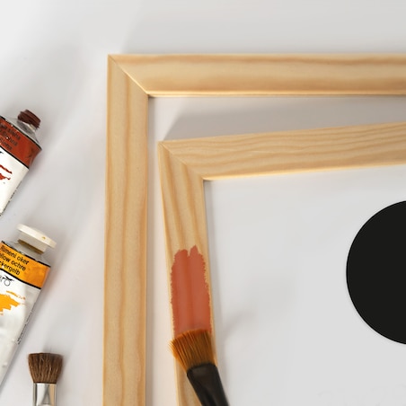 Ramka na zdjęcia 30x30 cm ramka z drewna surowego ramka kwadratowa RAW DIY