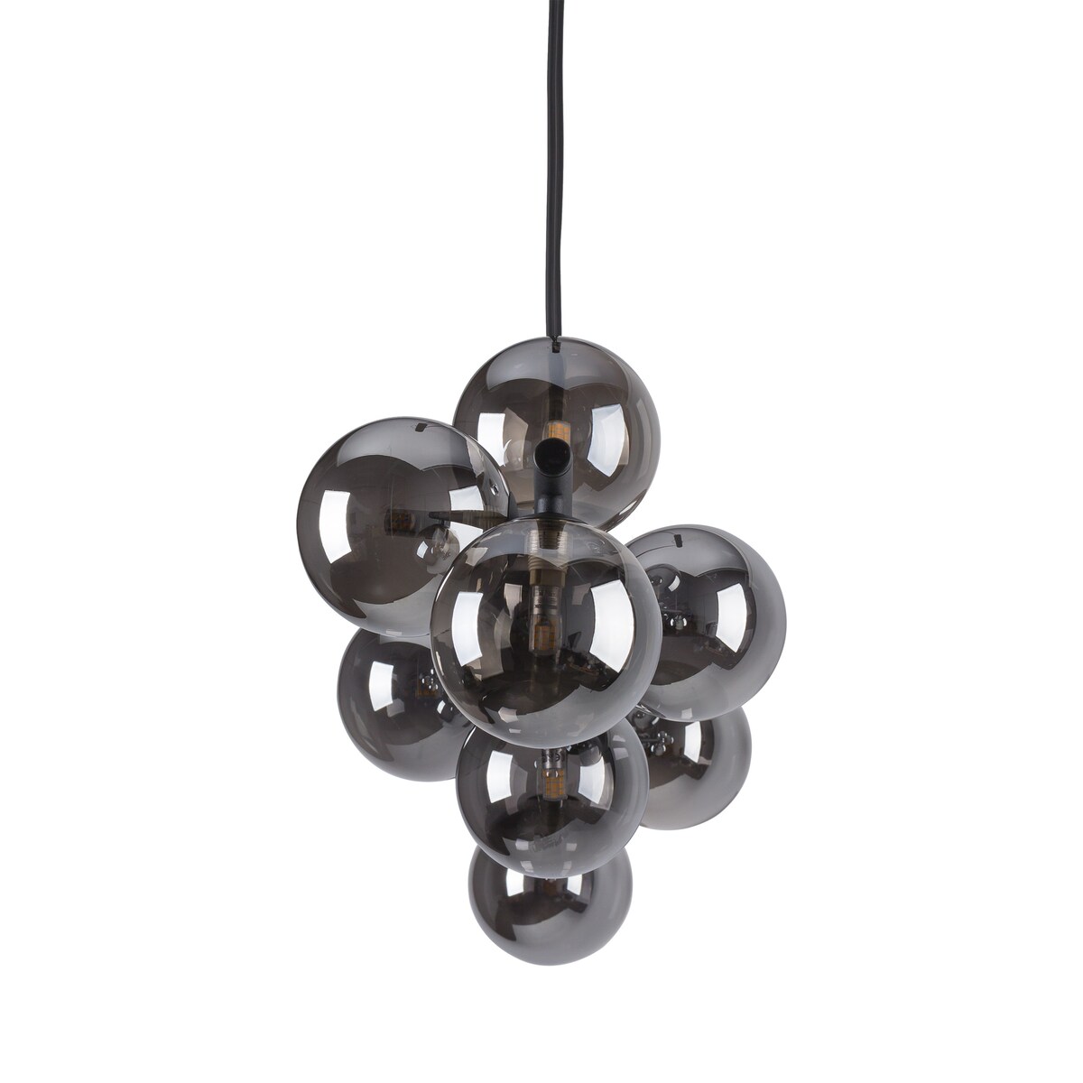 Wisząca lampa kulista ESTERA 5667 TK Lighting molekuły czarne grafit