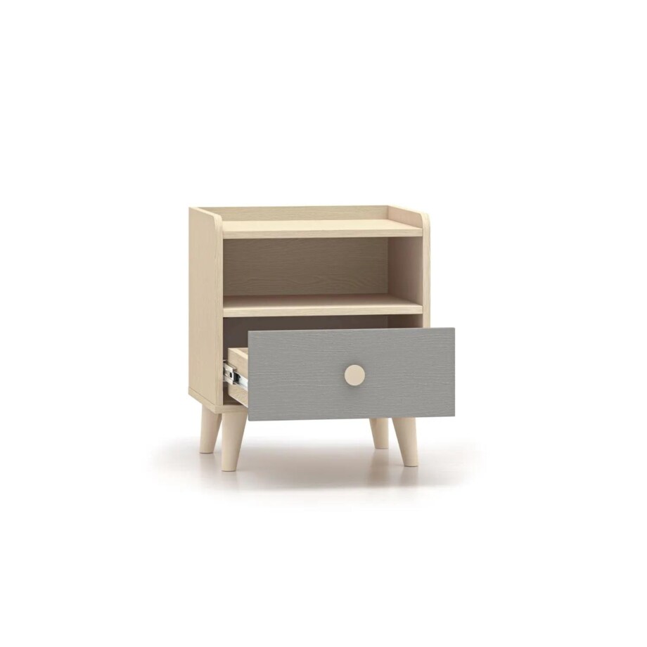 Szafka nocna dziecięca MELLY 10 szara