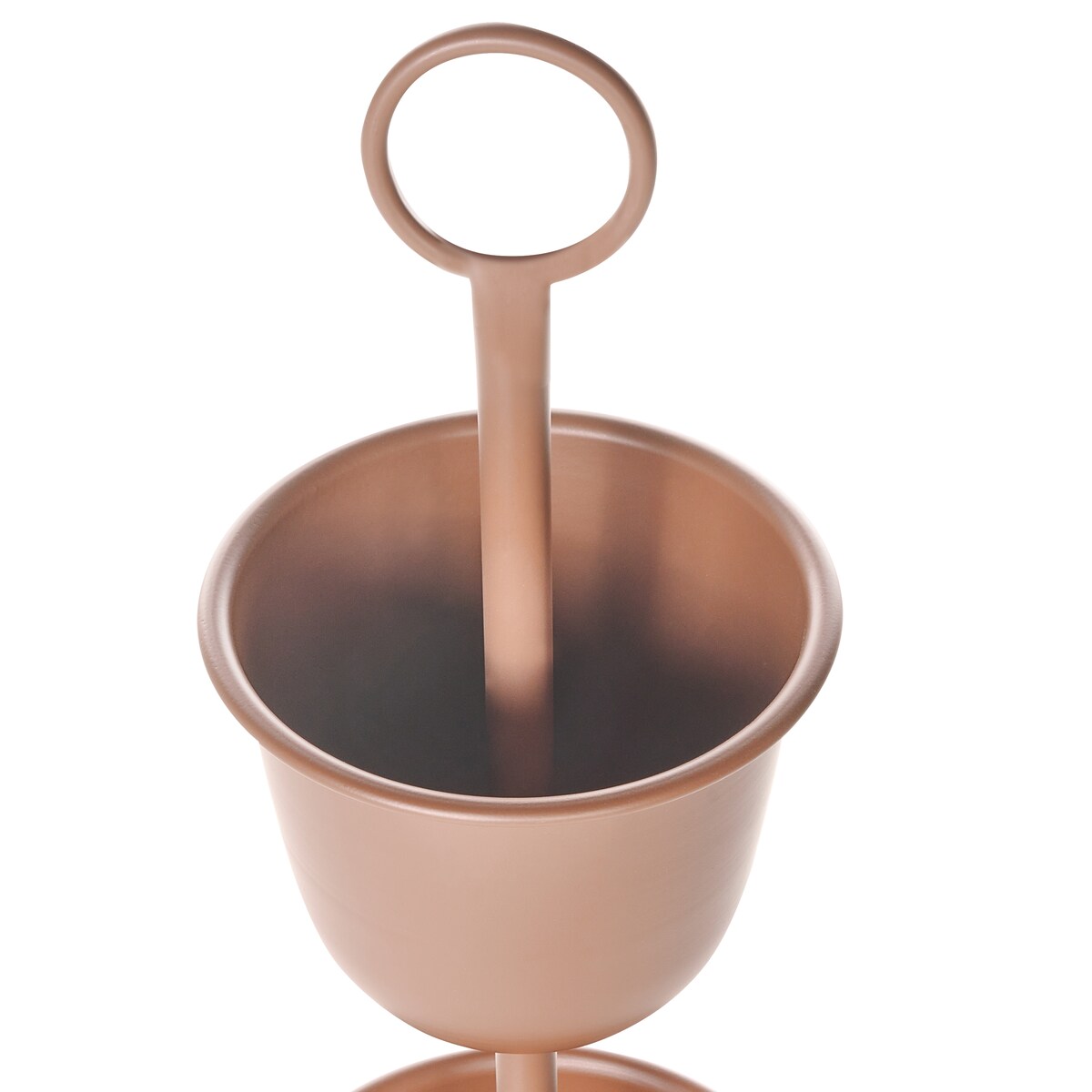 Kwietnik RENGE Metal 28 cm Brązowy