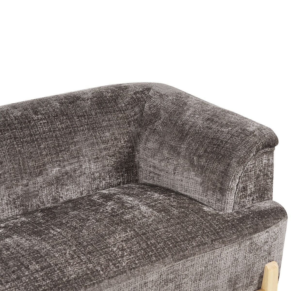 Sofa dla 3 osób ALNOR Szenil Brązowy