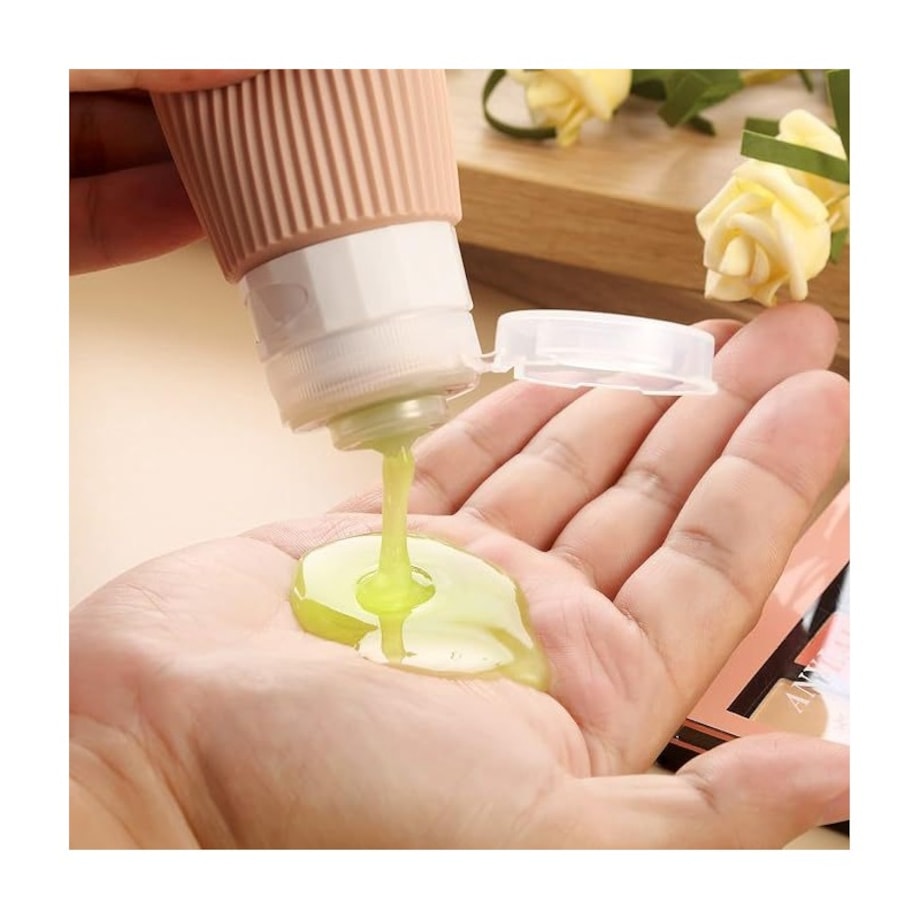 Zestaw silikonowych pojemniczków, buteleczek podróżnych 4w1 90ml KS137WZ2