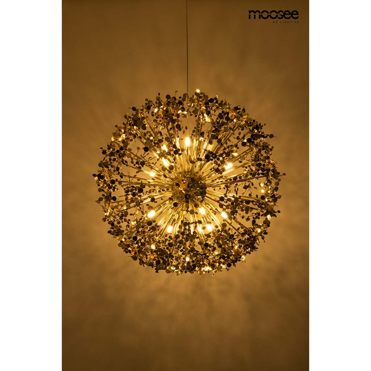 MOOSEE lampa wisząca MONETE 50 złota