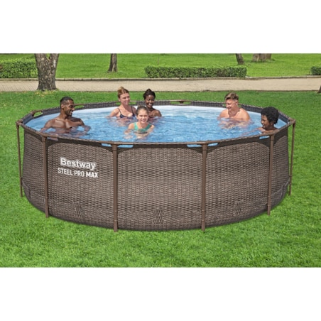 Basen ogrodowy stelażowy 366x100cm Bestway 10w1