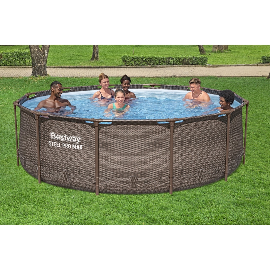 Basen ogrodowy stelażowy 366x100cm Bestway 10w1