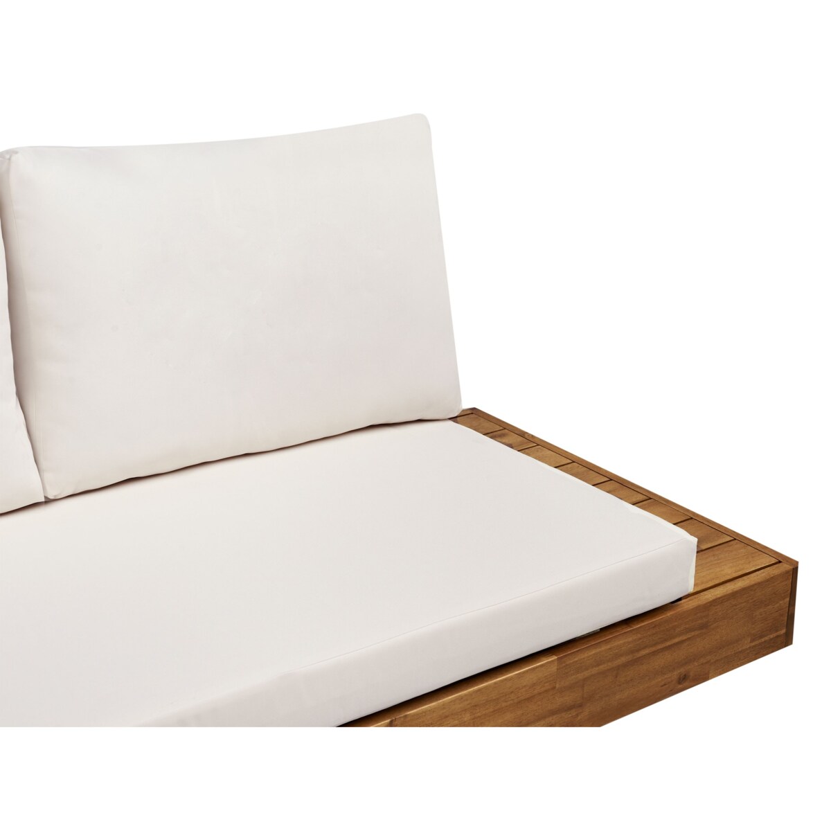 Sofa ogrodowa dla 3 osób MARETTIMO Certyfikowane drewno akacjowe Brązowy