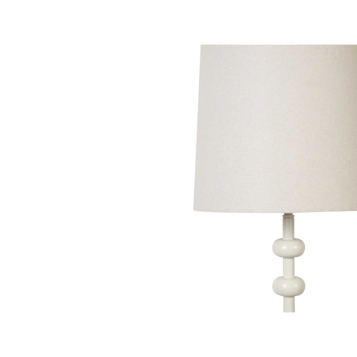 Lampa podłogowa metalowa biała KRIOS