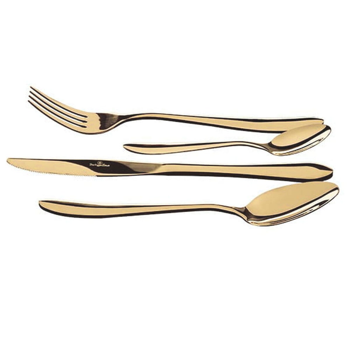 Zestaw sztućców 4 elementy + pokrowiec BERLINGER HAUS Champagne