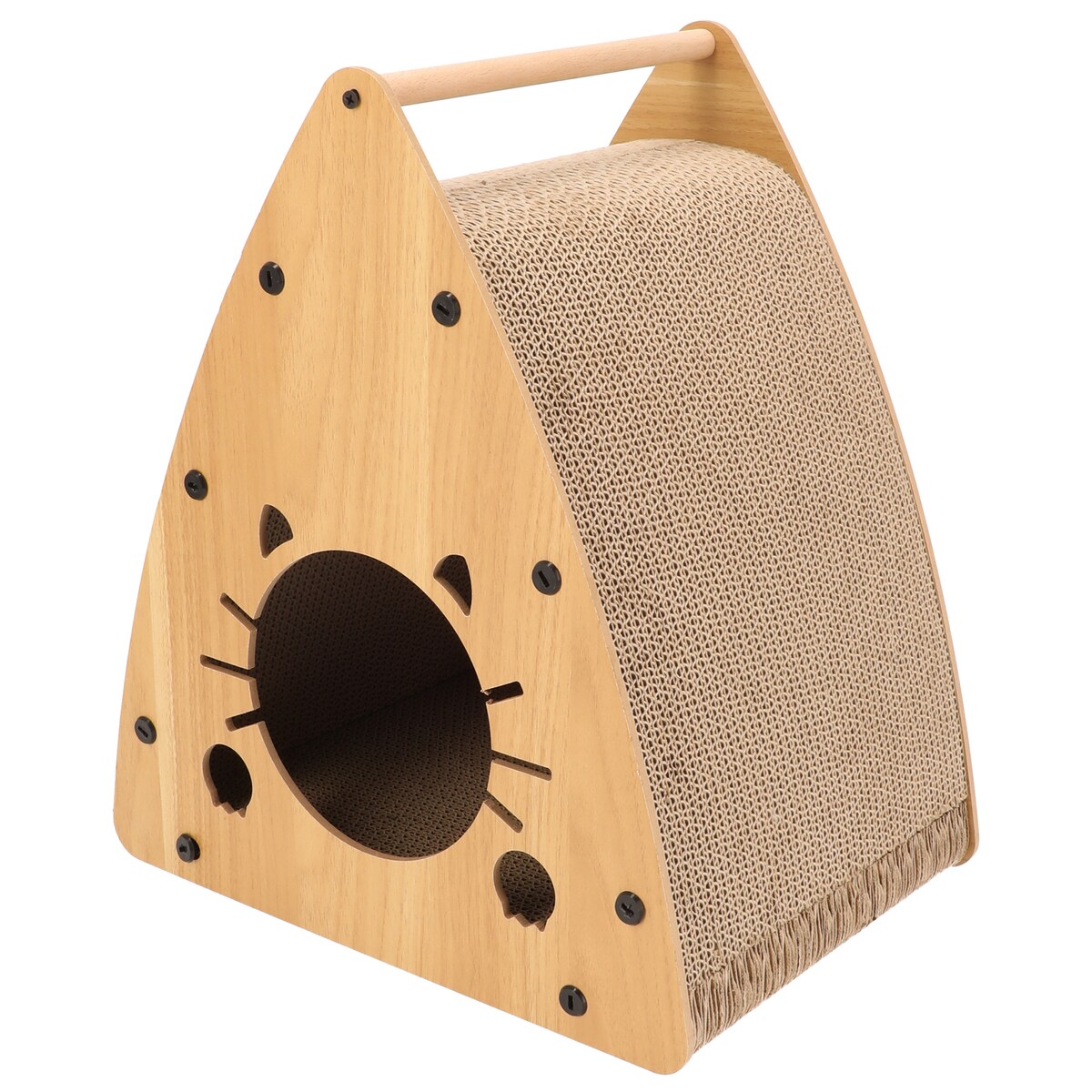 Drapak dla kota tekturowy kartonowy domek budka