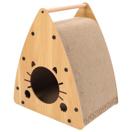 Drapak dla kota tekturowy kartonowy domek budka