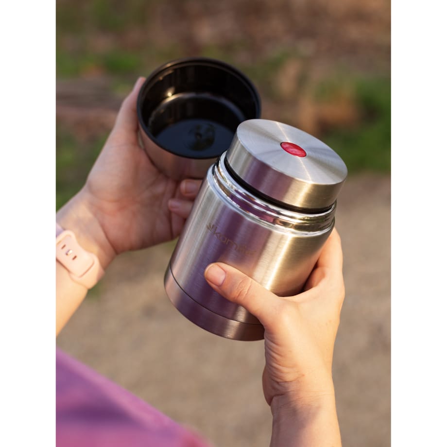 Stalowy termos obiadowy lunchbox lunch box na zupę obiad 0.5L KAMILLE