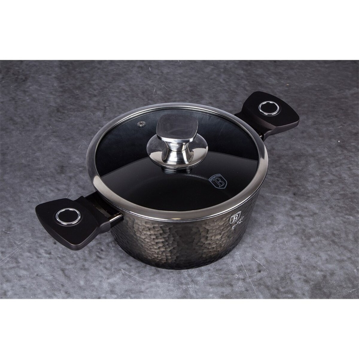 Garnek z pokrywką 20cm BerlingerHaus BH-6571 Primal Gloss
