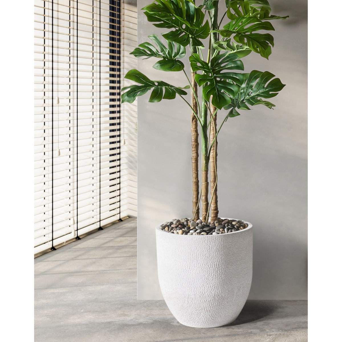 Donica KANNIA 46 cm Biały