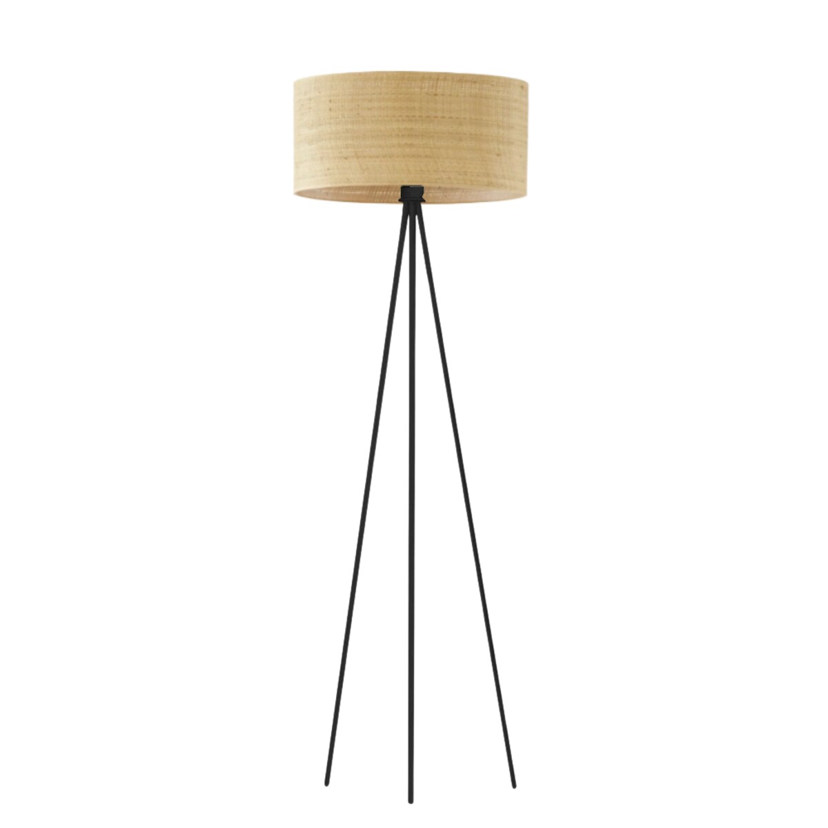 Lampa stojąca podłogowa trójnóg z abażurem walec 40cm JOLLY