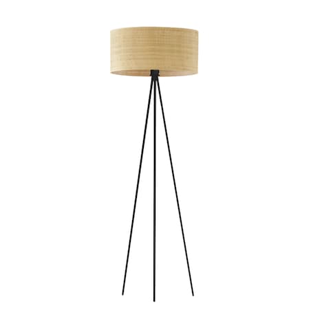 Lampa stojąca podłogowa trójnóg z abażurem walec 40cm JOLLY