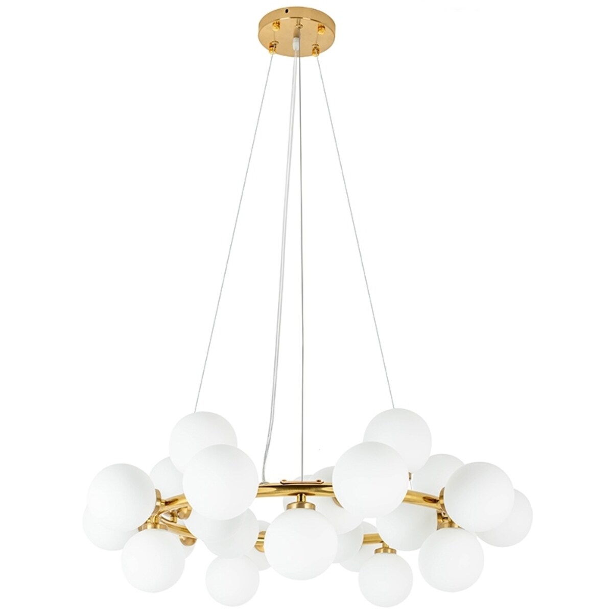 Lampa wisząca Cosmo MSE010100223 bubbles biała złota