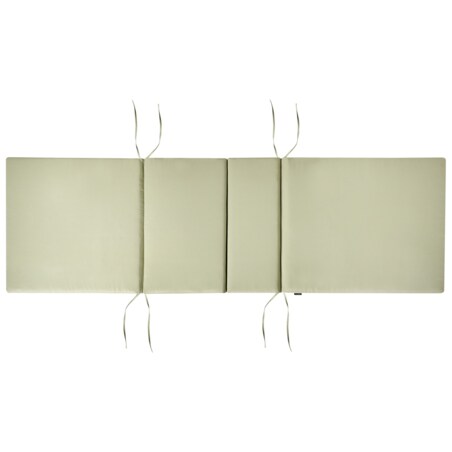 Leżak ogrodowy z poduszką AMANTEA PREMIUM Drewno akacjowe Zielony