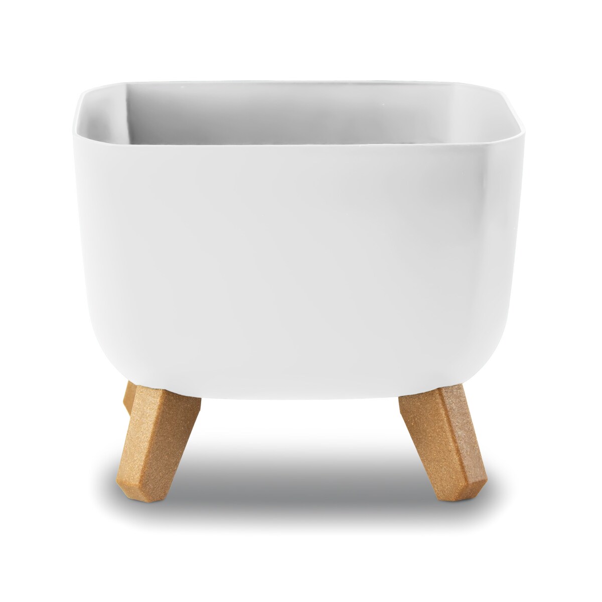 Doniczka Donica Ogrodowa 39 Cm Na Nóżkach Dekoracyjna Biała