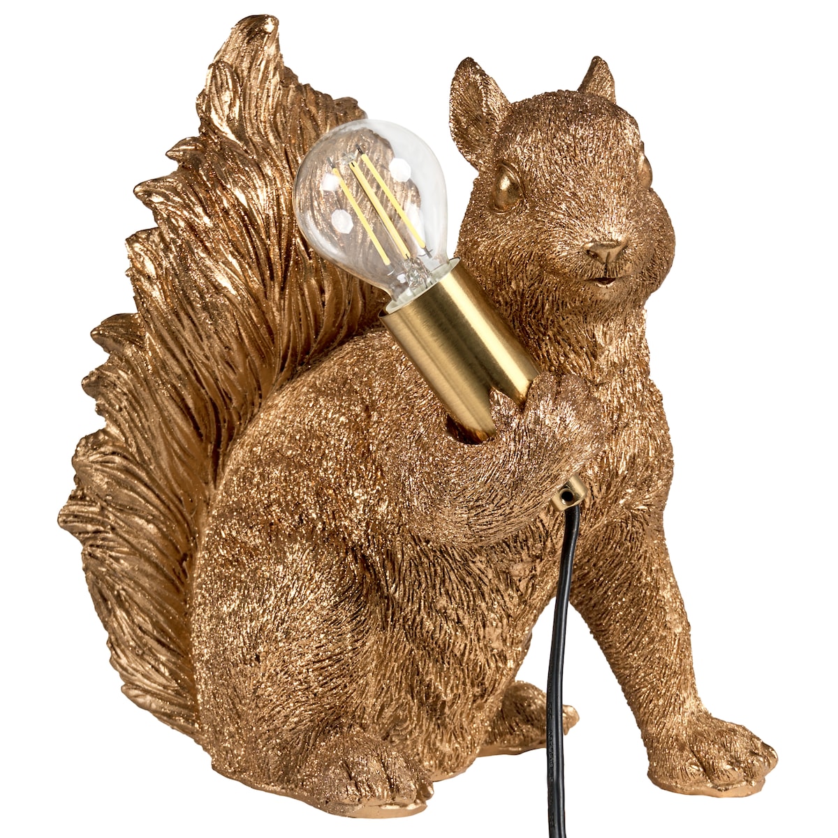 Lampa stołowa Wiewiórka PINOLI Złoty
