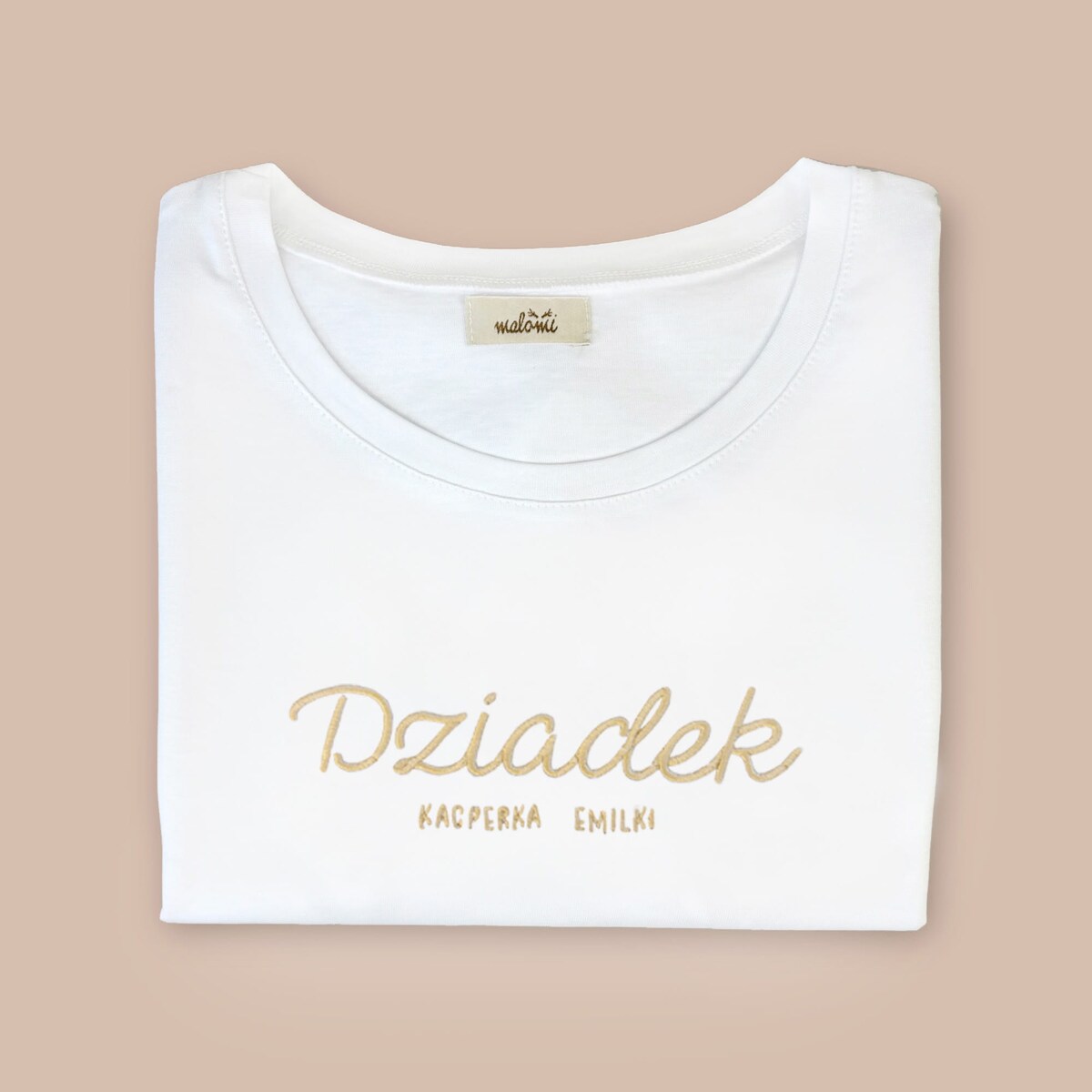 T-shirt biały męski - Dziadek - L/XL