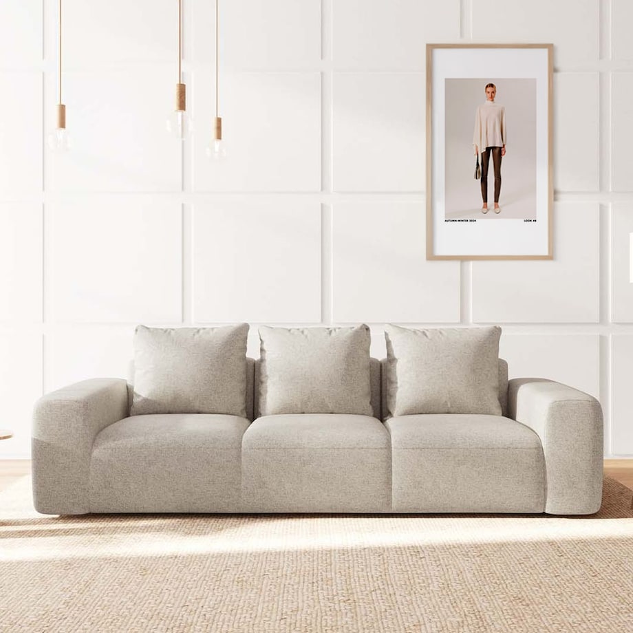 Monce Sofa 3 osobowa jasno beżowa