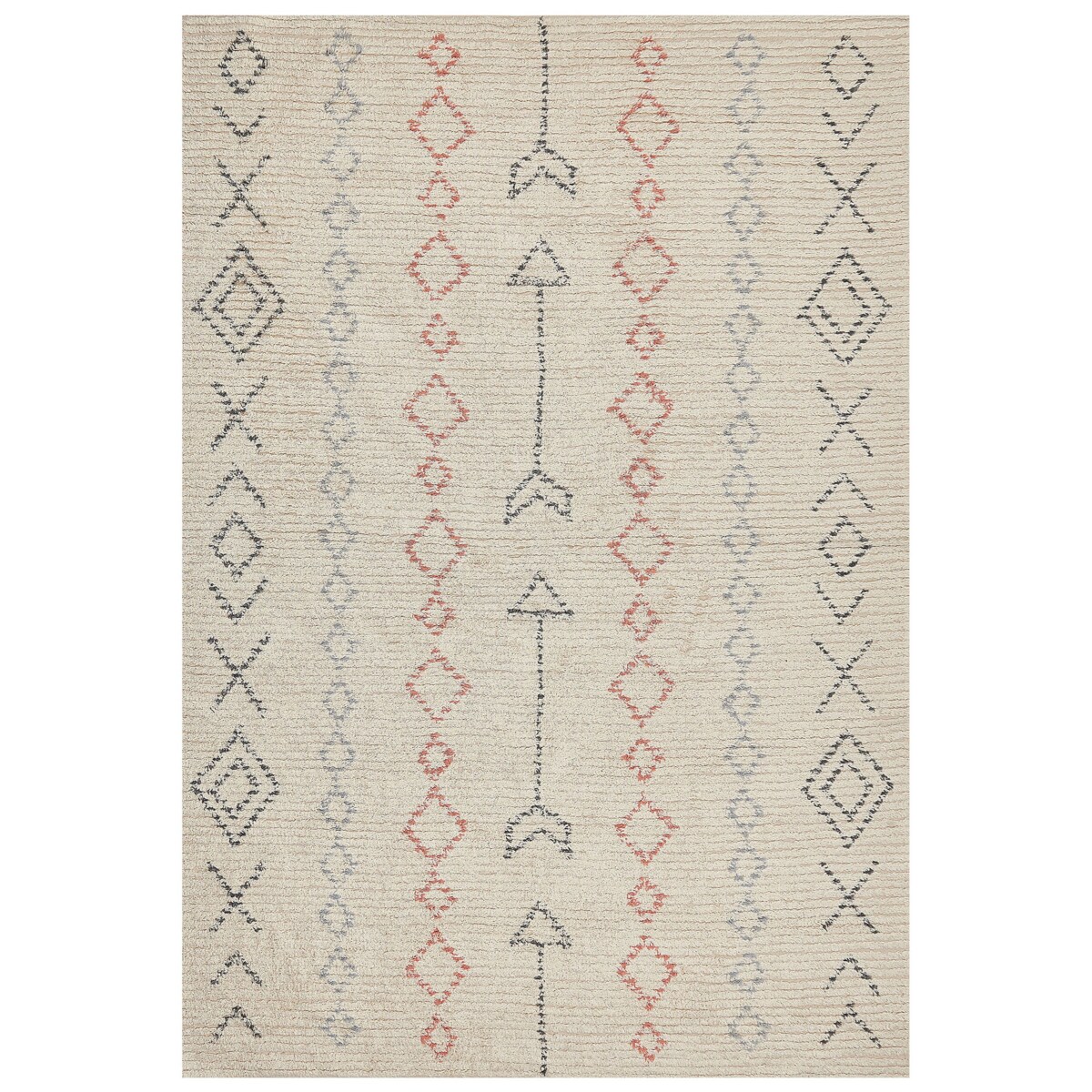 Dywan bawełniany 160 x 230 cm beżowy DISPUR