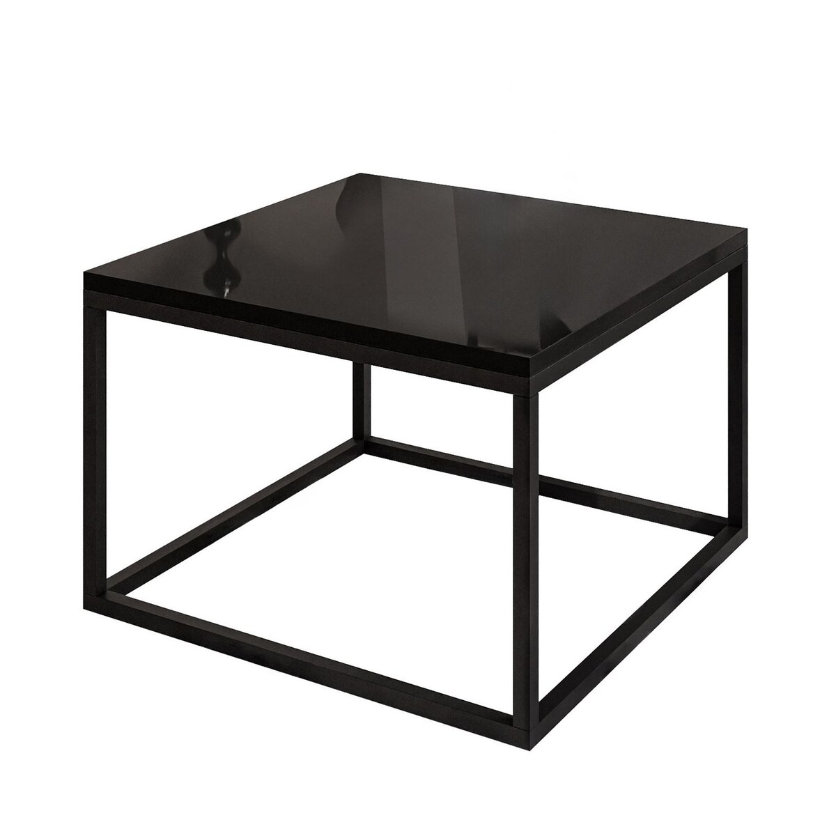 Stolik kawowy YOSHI 60 cm czarny połysk