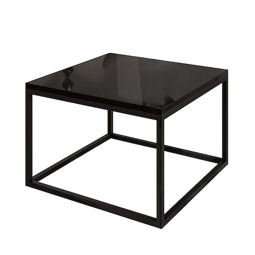 Stolik kawowy YOSHI 60 cm czarny połysk