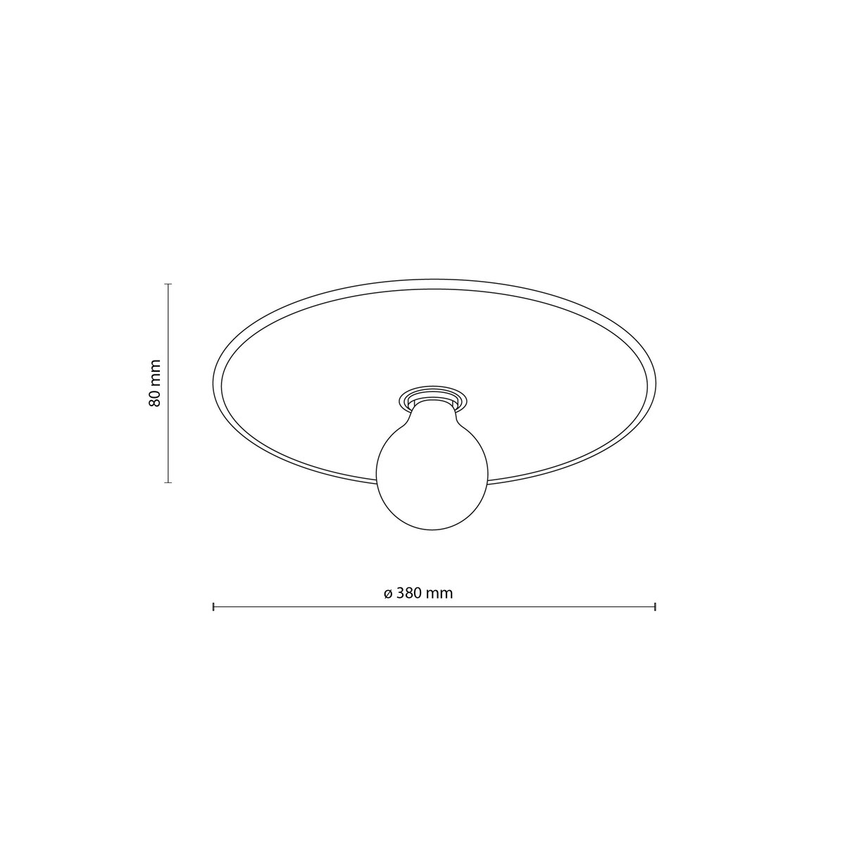 Plafoniera boho CALMA 380 38 cm beżowo-słomkowa E27 TK Lighting