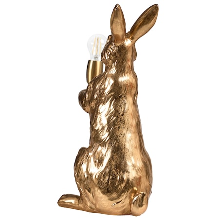 Lampa stołowa Królik BUGS Złoty