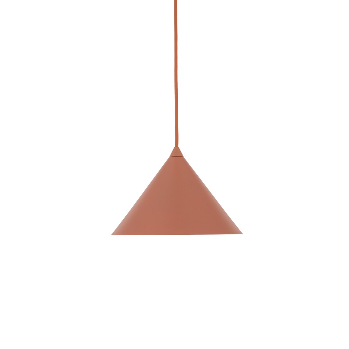 Lampa wisząca TK Lighting CONO BRICK 10076 czerwona E27 metal 19 cm regulowana wysokość do 140 cm