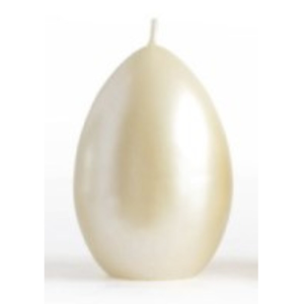 Świeca OPAL jajko małe 5x9cm kremowa
