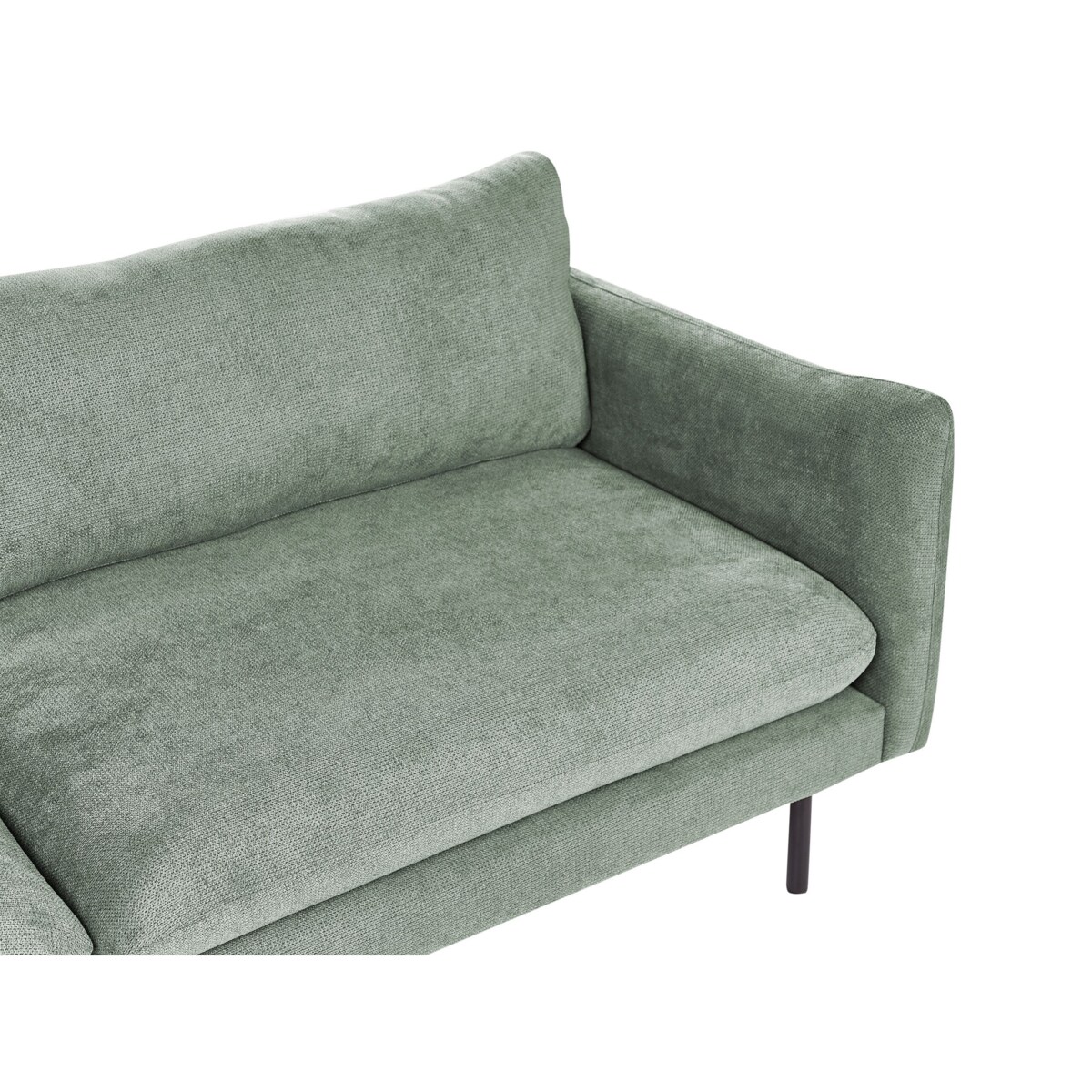 Prawostronny narożnik tapicerowany zielony VINTERBRO