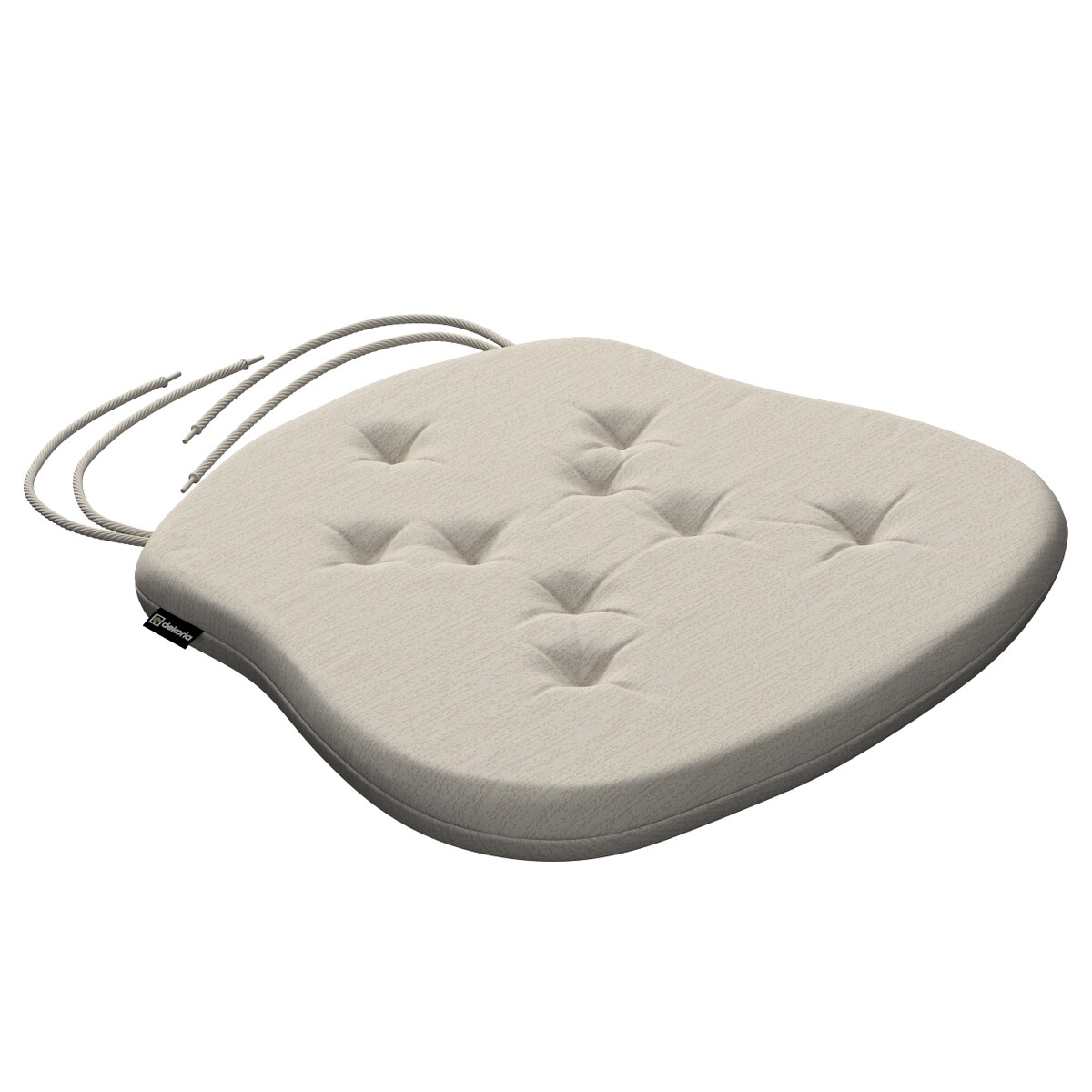 Poduszka na krzesło Filip, jasny beżowy, 41 x 38 x 3,5 cm, Living II