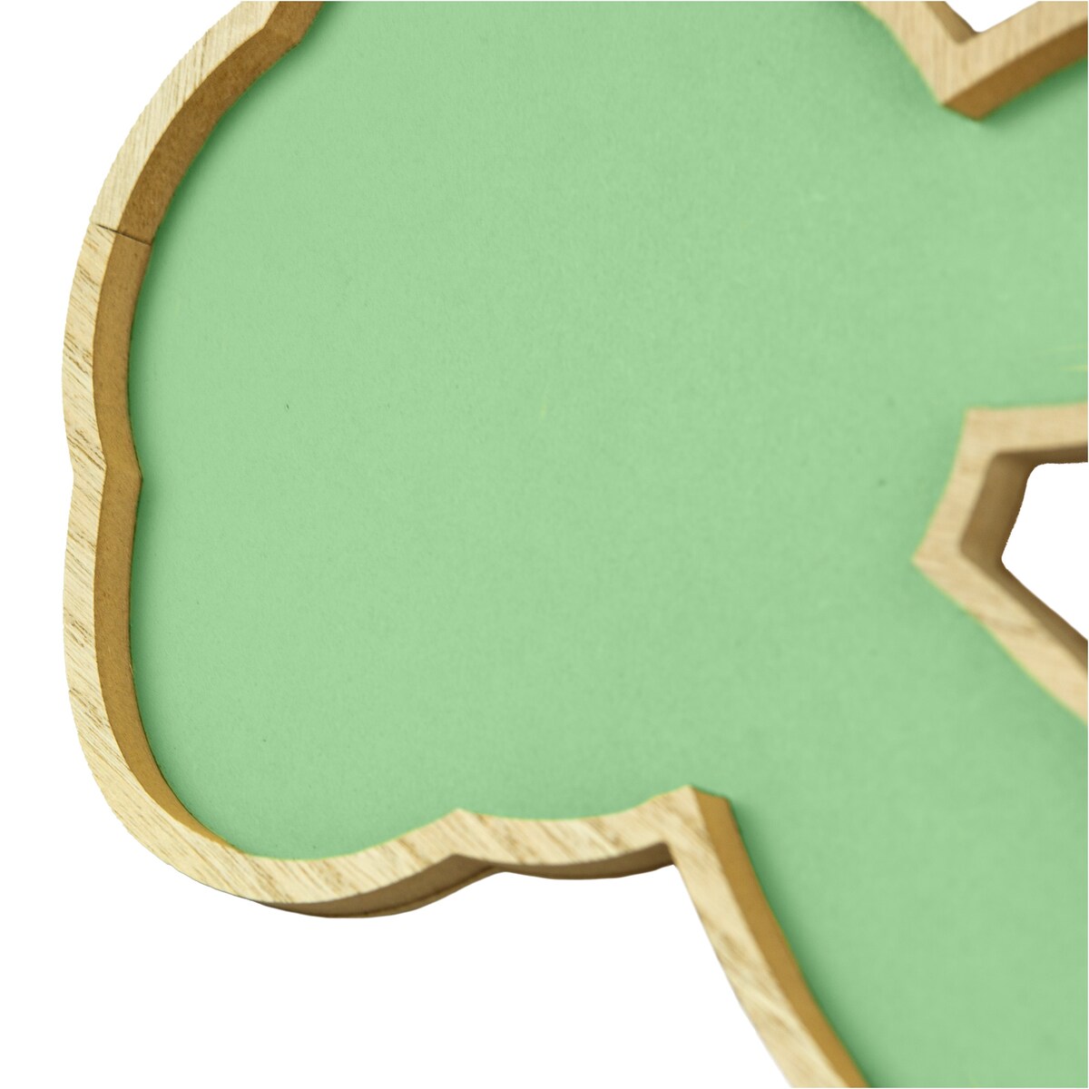 Podstawka Wielkanocna Tacka Zając Królik Dekoracja Zielony 30,5X21,5 Cm