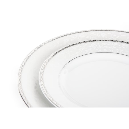 Zestaw obiadowy 6os. (18 el.) AMELIA PLATYNA