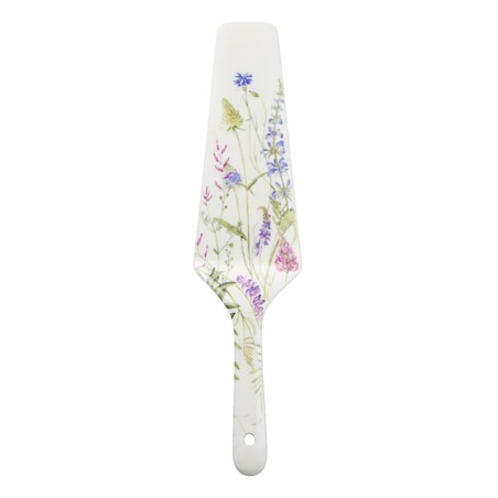VILLA ITALIA Talerz do ciasta porcelanowy Patera z łopatką 31 cm VIOLA