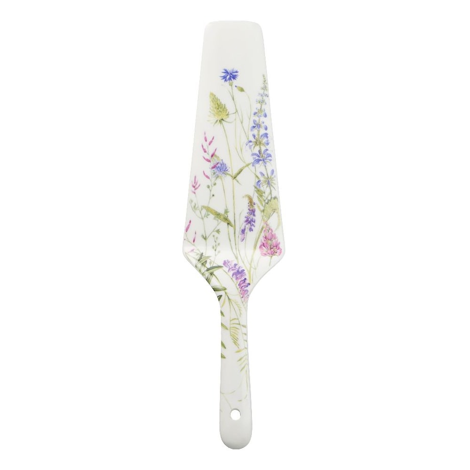 VILLA ITALIA Talerz do ciasta porcelanowy Patera z łopatką 31 cm VIOLA