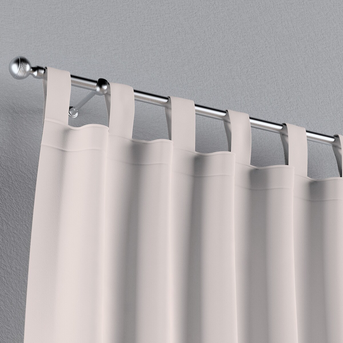 Zasłona na szelkach 1 szt. 130x260 ecru